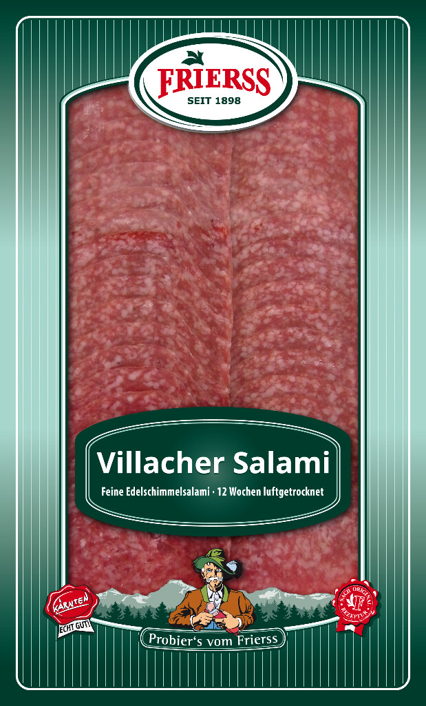 5 100g Pg Villacher Salami geschnitten 