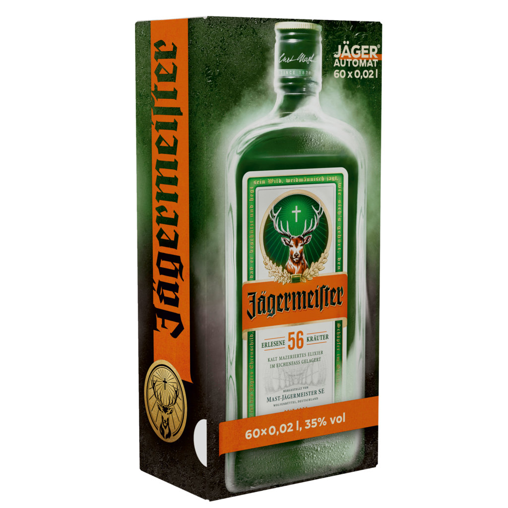 60 0.02l Fl Jägermeister Automat 35% 