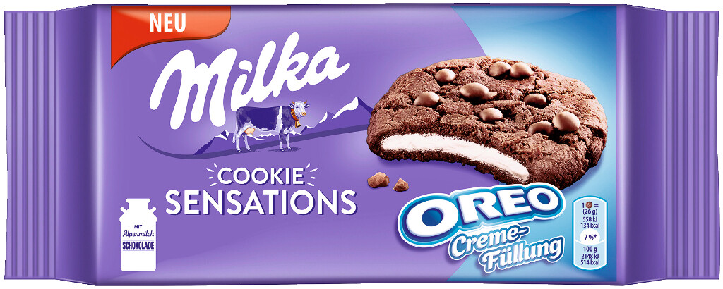 12 156gr Pg Milka Cookie Sensations Oreo 