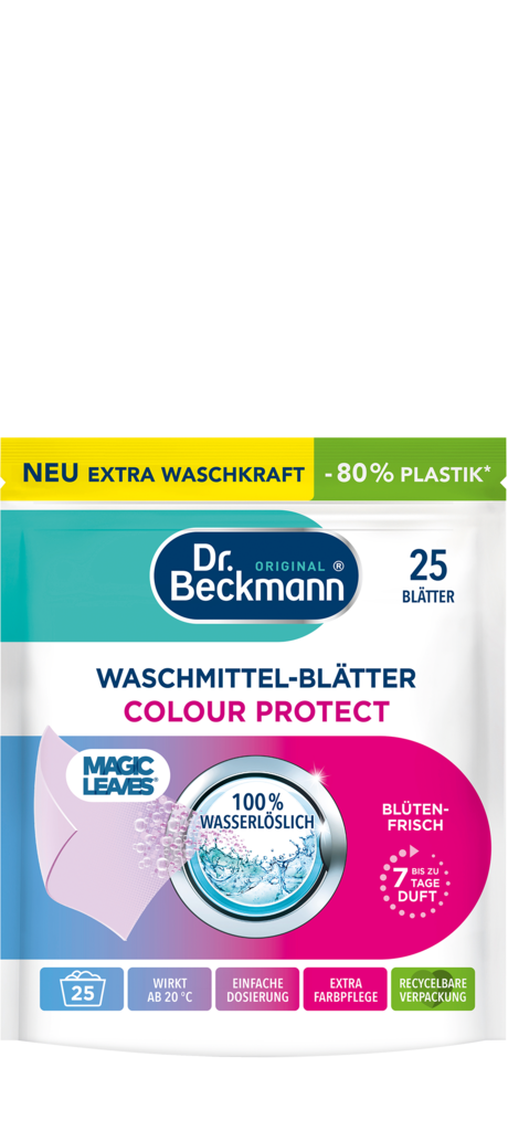 10 25St Pg Dr. Beckmann Waschmittelblätter Colour  