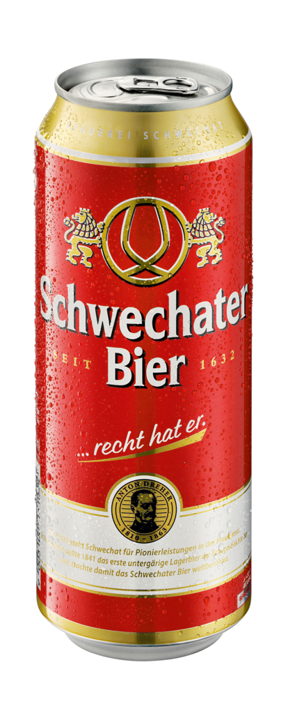 24 0.50l Ds Schwechater Bier Dose 