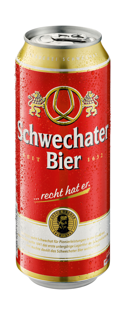 24 0.50l Ds Schwechater Bier Dose EWP 