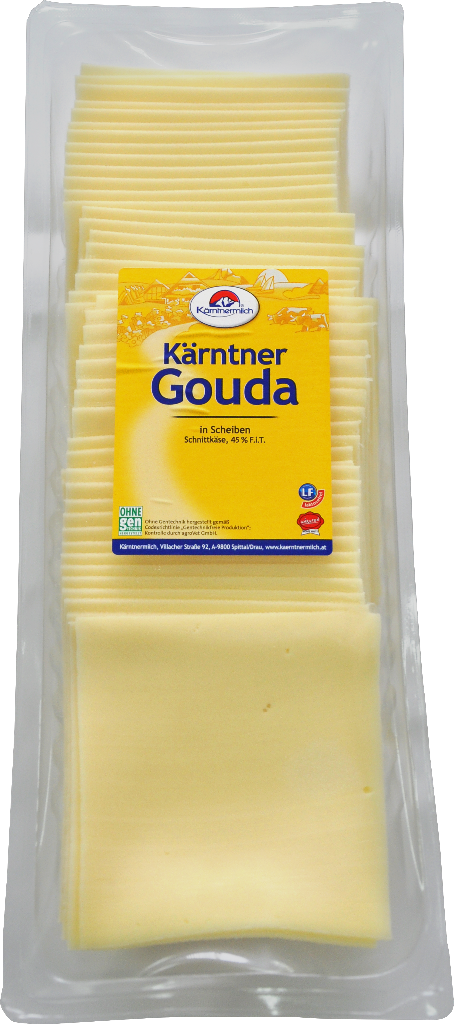 1 1kg Pg Kärntnermilch Gouda Scheiben 