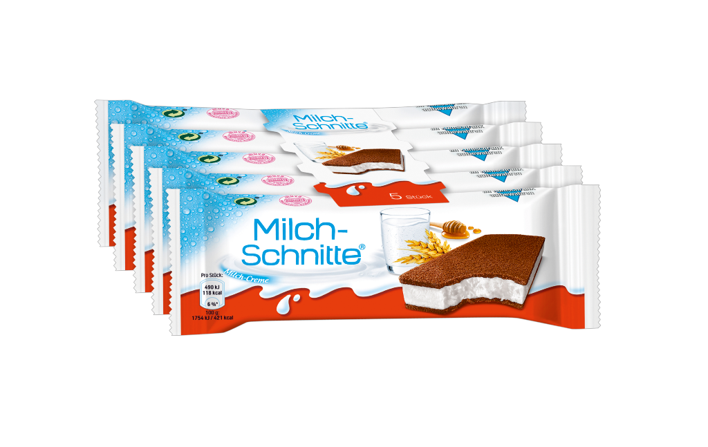 8 5St Pg Ferrero Kinder Milchschnitte T5 28g 