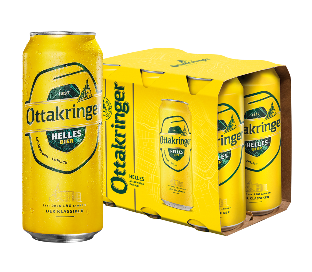 4 6/0.50MP Ottakringer Helles Dose 