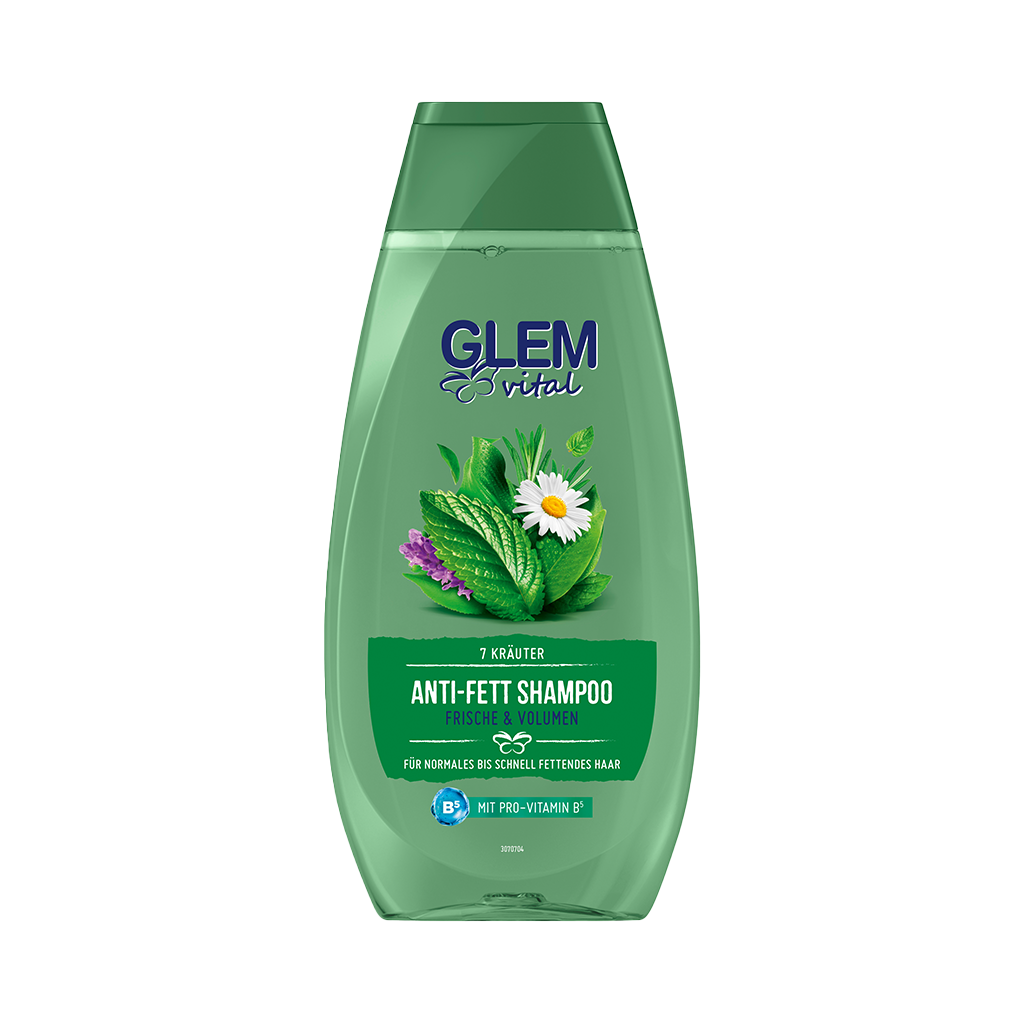 12 350ml Fl Glem Vital Shampoo 7 Kräuter Anti Fett 
