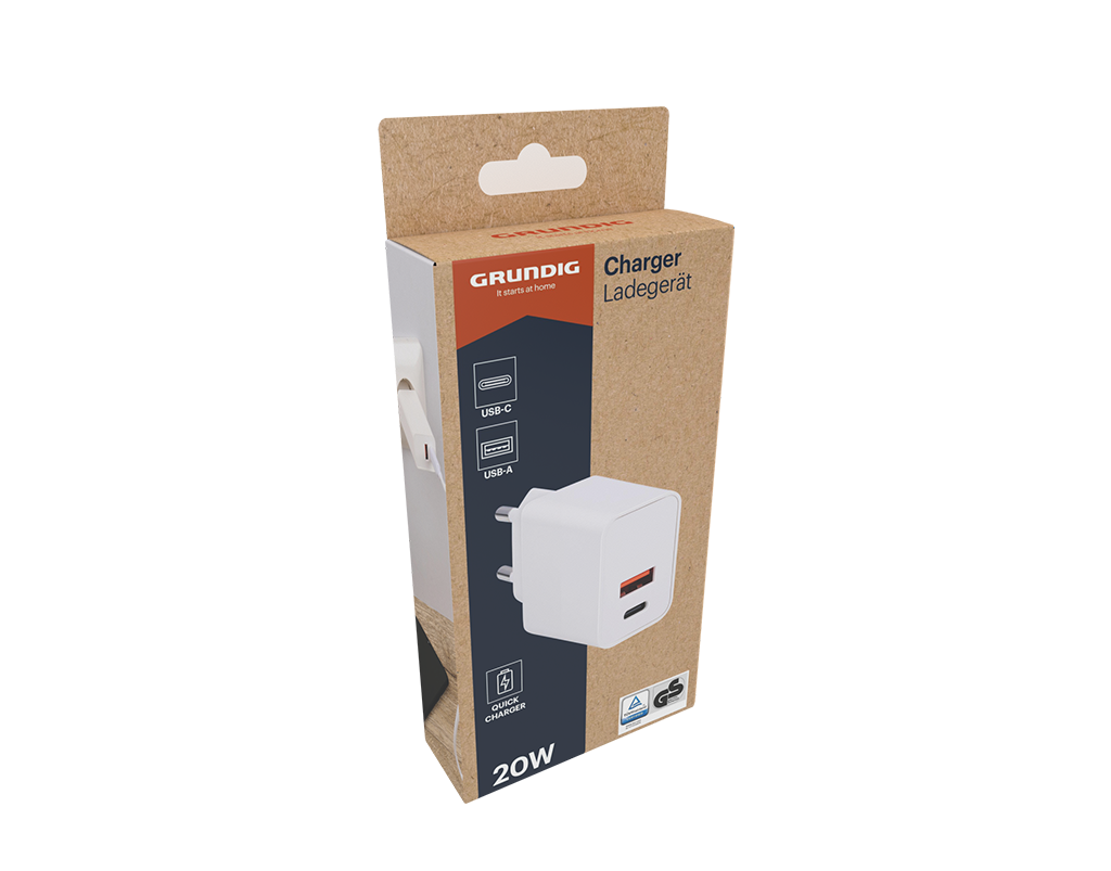 1 1St Pg Grundig Schnellladegerät USB/USB-C 