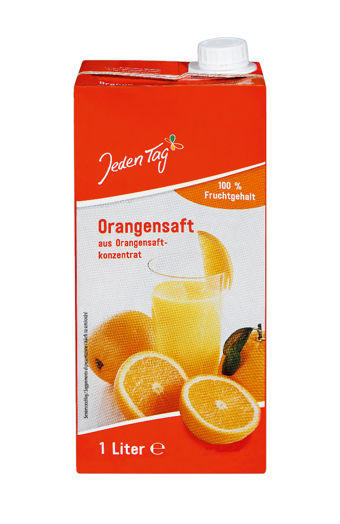 12 1.00l Pg Jeden Tag Orangensaft 100% 