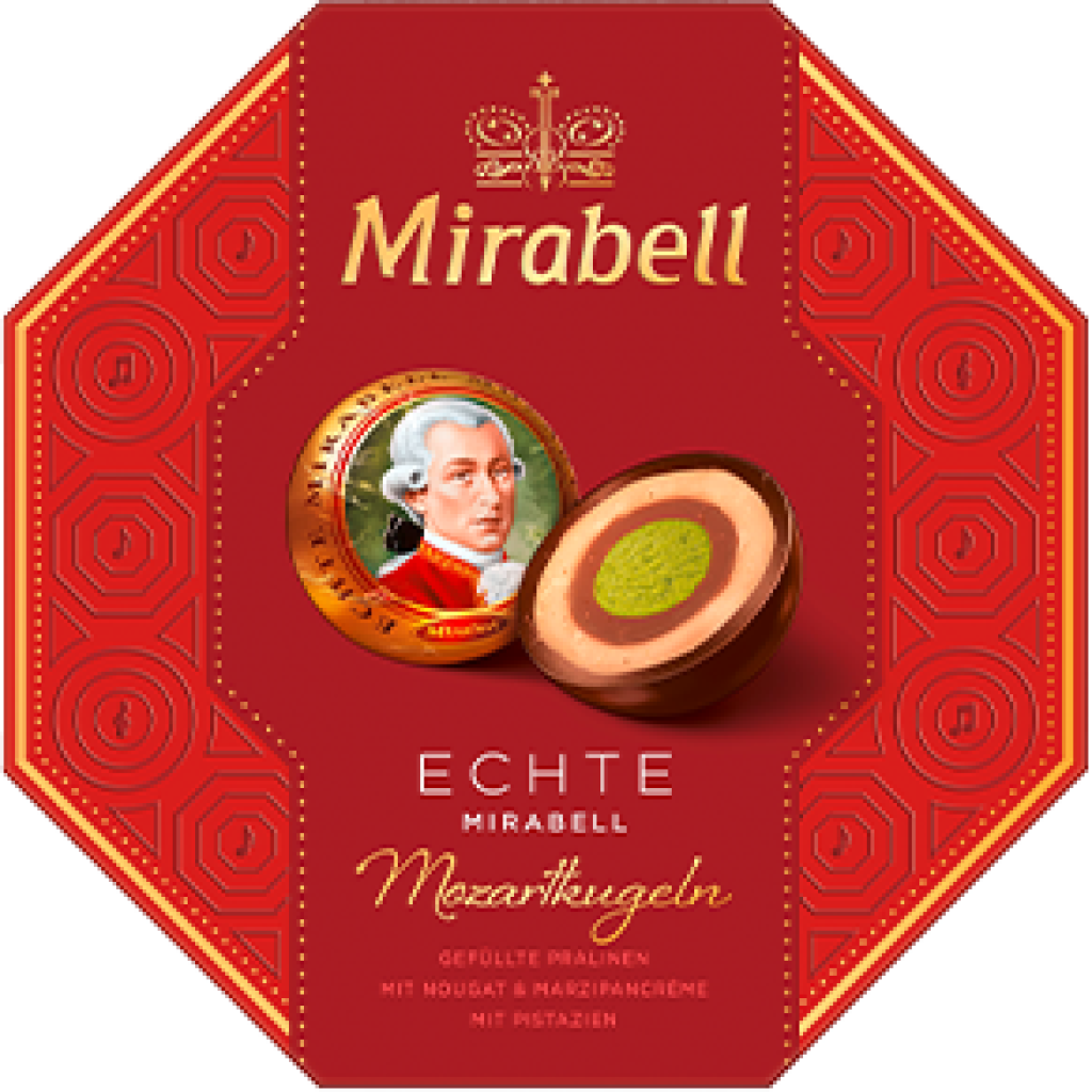 10 6St Pg Mirabell Mozartkugeln 8eck 85g 