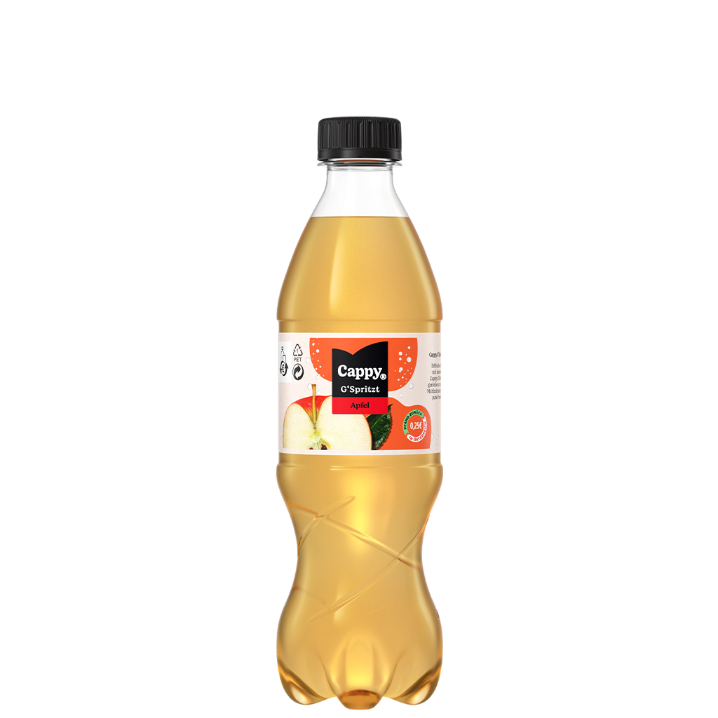 24 0.50l Fl Cappy Apfel G´espritzt PET EWP 
