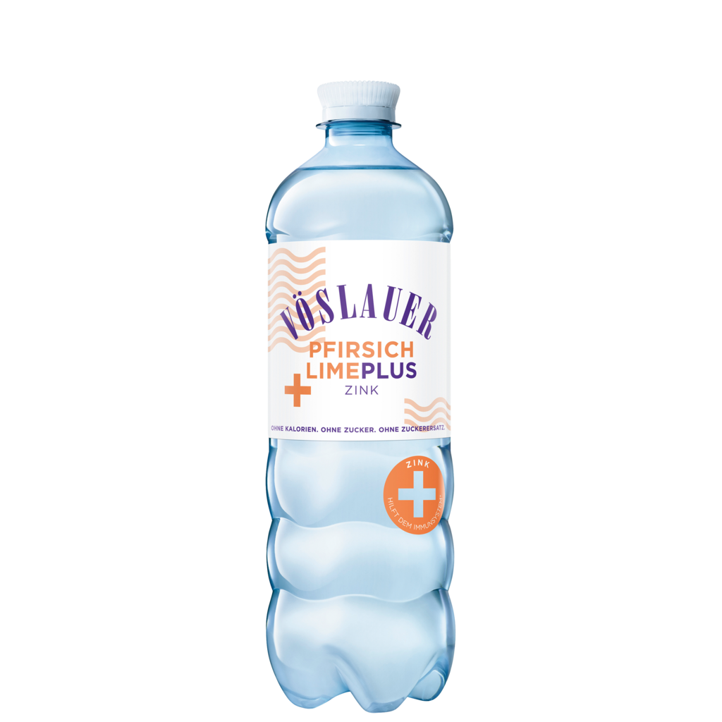 6 0.75l Fl Vöslauer Flavours Plus Pfirsich Lime PET EWP 