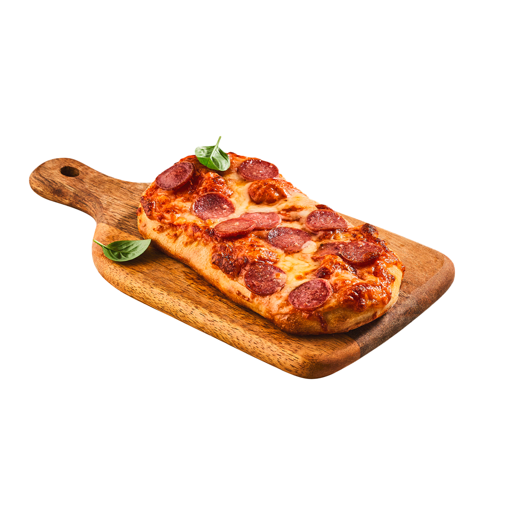 18 186g Pg TKK Dr. Oetker Pinsa Snack Salame 