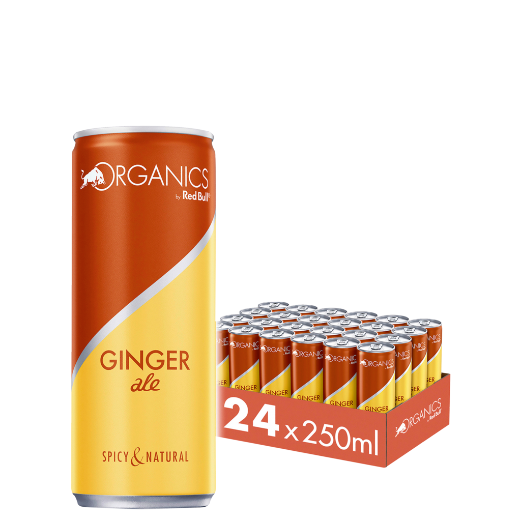 24 0.25l Ds Red Bull Organics Ginger Ale BIO 