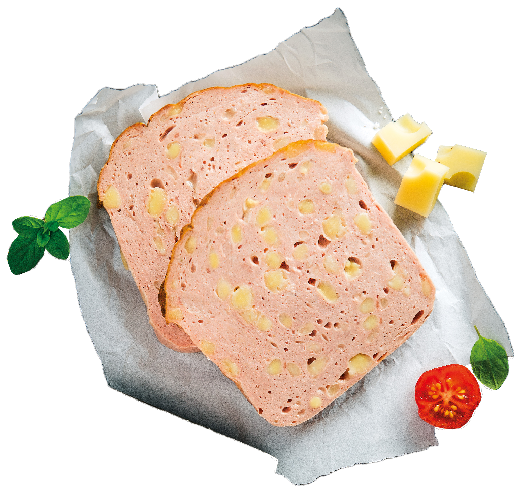 1 1.8kg Pg Gf Pute Käse Leberkäse   > 