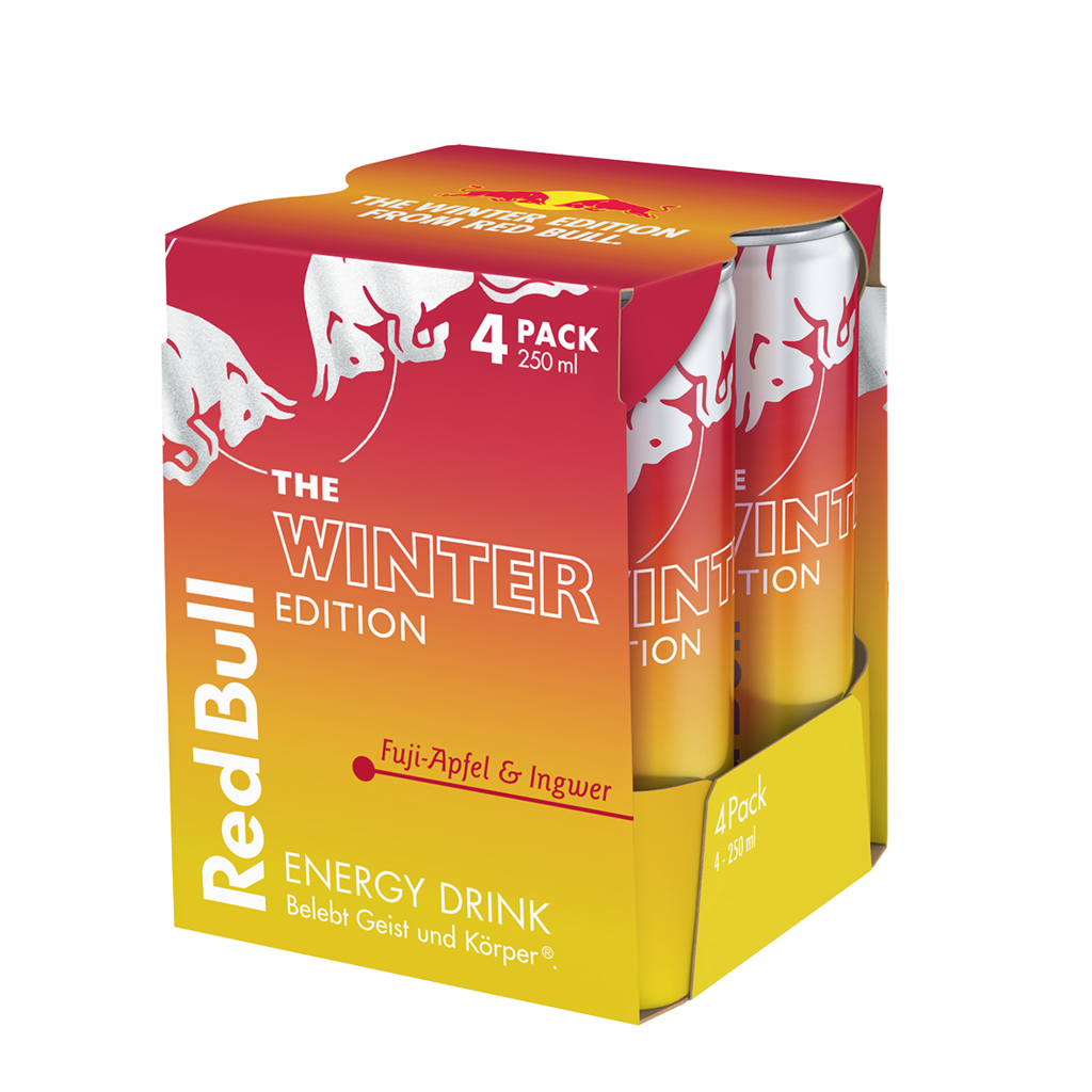 6 4/0.25MP Red Bull Winter Edition Fuji Apfel & Ingwer EWP 