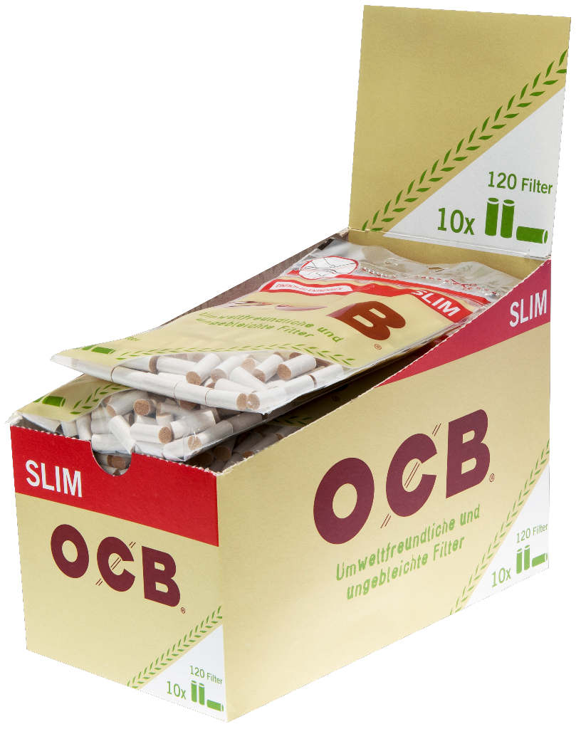 10 120St Pg OCB Org Hemp Slim Filter  