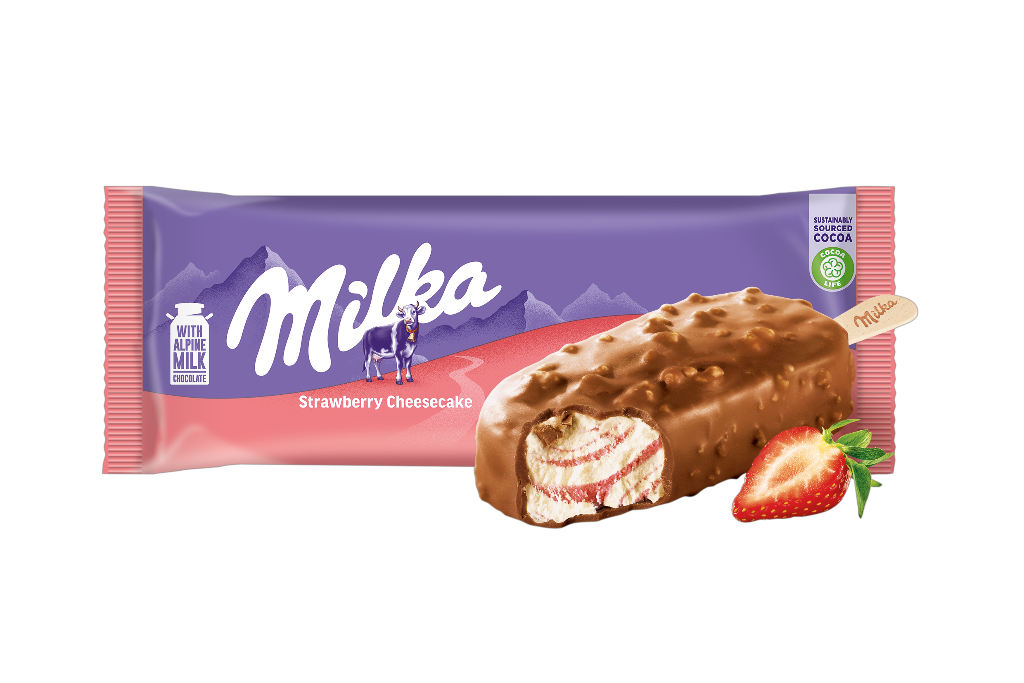 20 90mlPg TKK Milka Eis Strawberry Cheescake Stick 