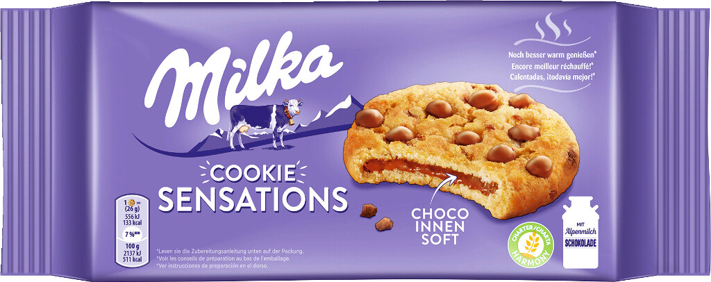 12 156gr Pg Milka Cookies Sensation  > 