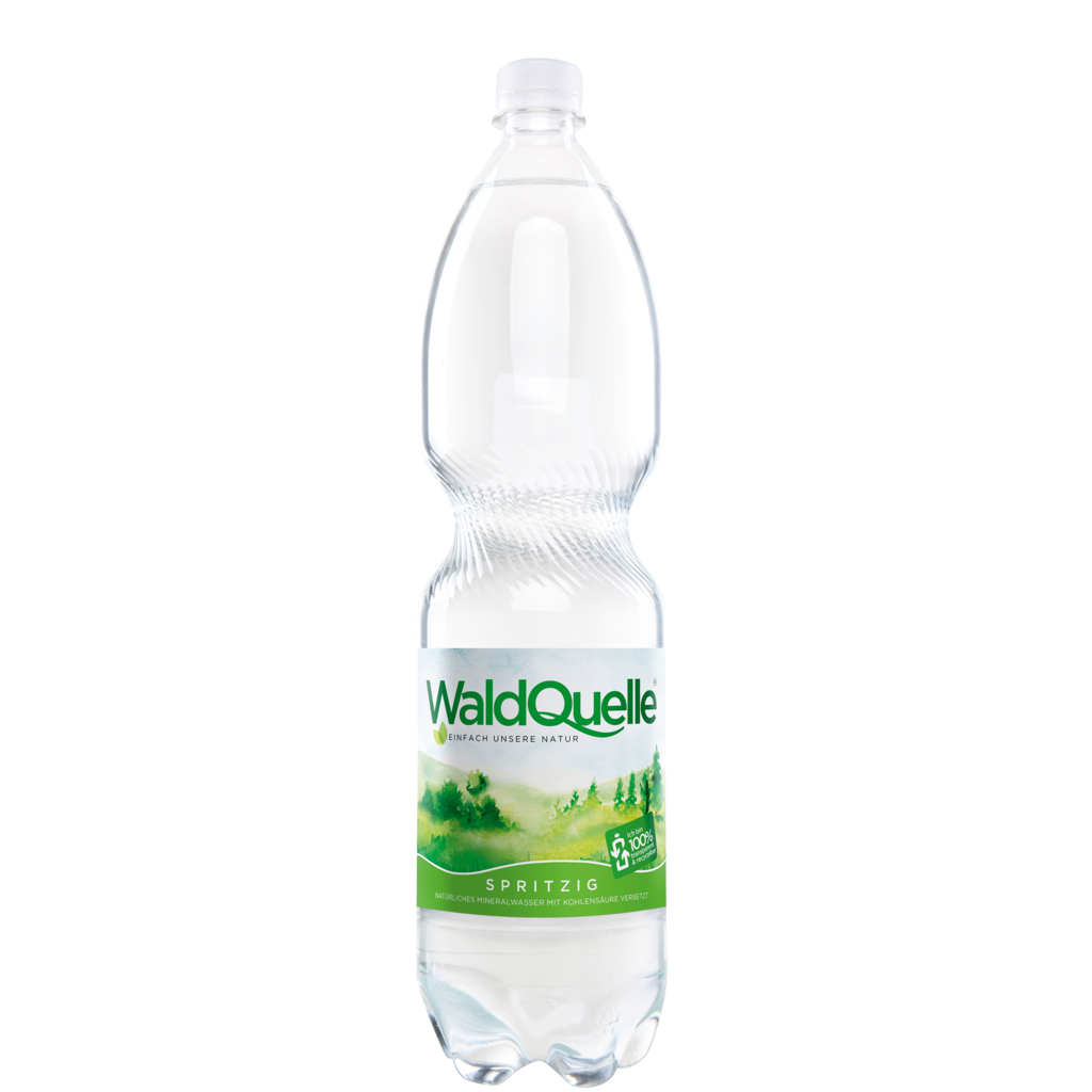 6 1.50l Fl Waldquelle spritzig PET EWP 