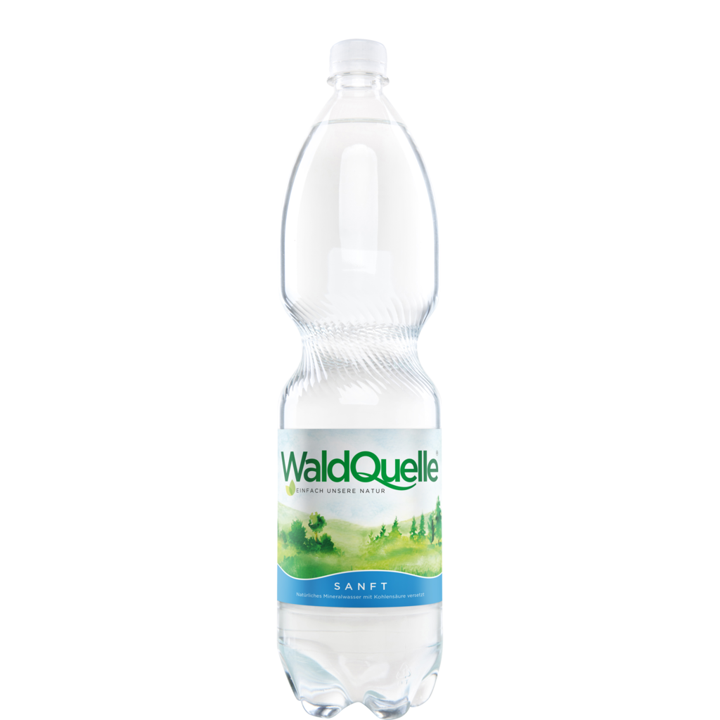 6 1.50l Fl Waldquelle Mineralwasser sanft PET EWP 
