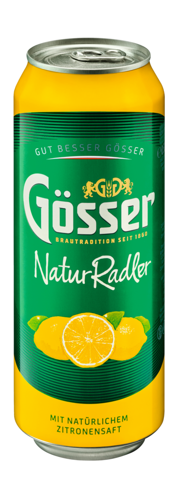 24 0.50l Ds Gösser Naturradler Zitrone Dose 