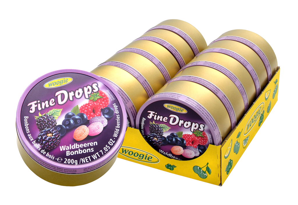 10 200g Ds Woogie Fine Drops Waldbeere 