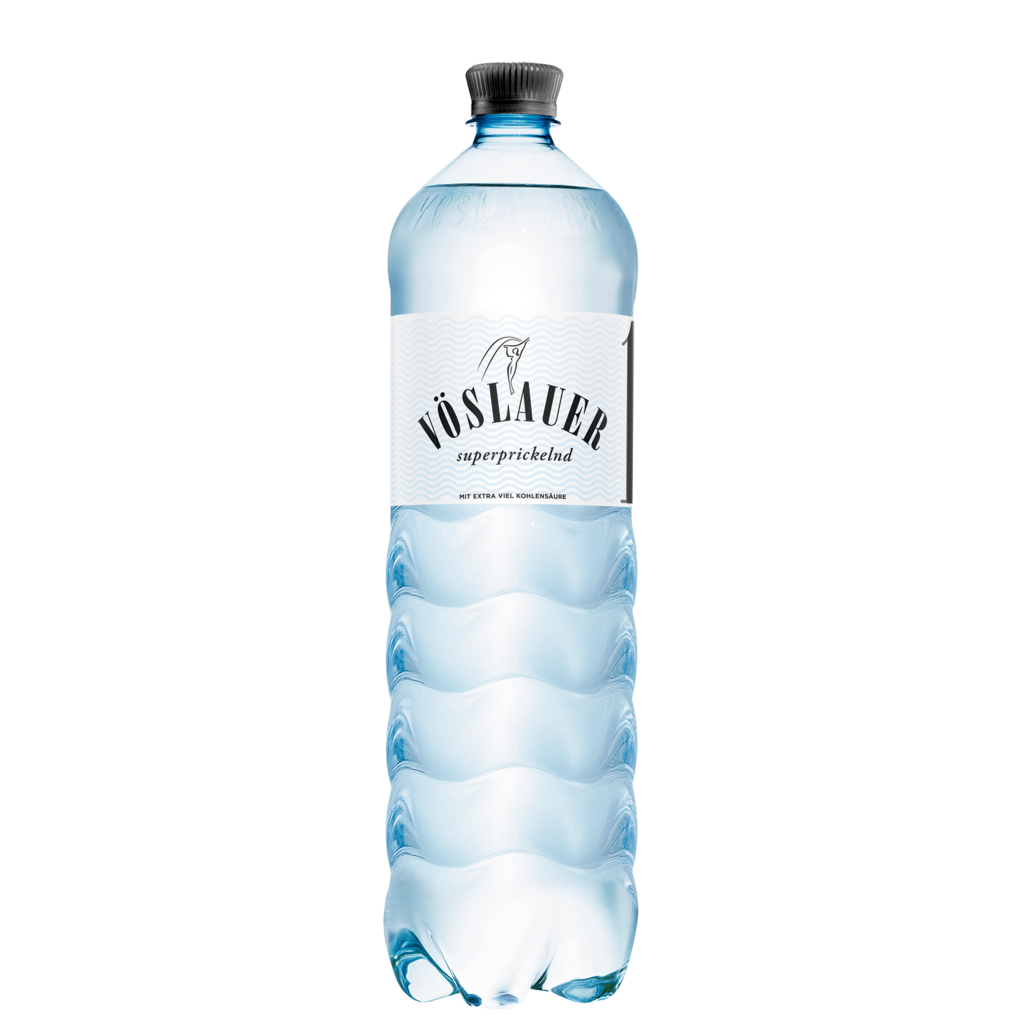 6 1.50l Fl Vöslauer superprickelnd PET EWP 