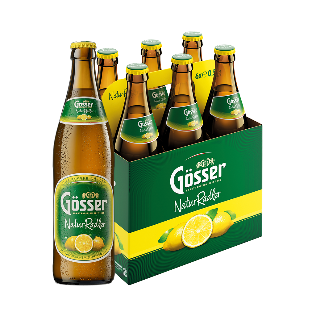 3 6/0.50MP Gösser Naturradler Zitrone MW 