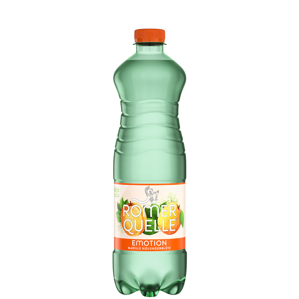 6 0.75l Fl Römerquelle Emotion Marille Holunderblüte PET EWP 