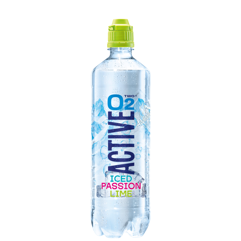 8 0.75l Fl Active O2 Iced Passion Lime PET 