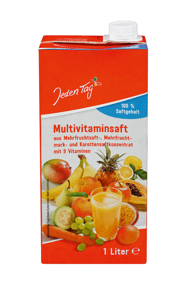 12 1.00lPg Jeden Tag Multivitamin Mehrfruchtsaft 