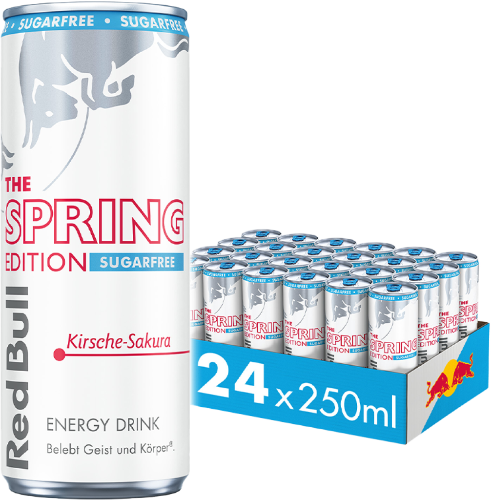24 0.25l Ds Red Bull Spring Edition Kirsche Sakura zuckerfrei EWP 