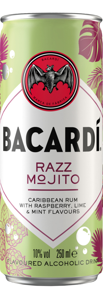 12 0.25l Ds Bacardi Razz Mojito 10% EWP 