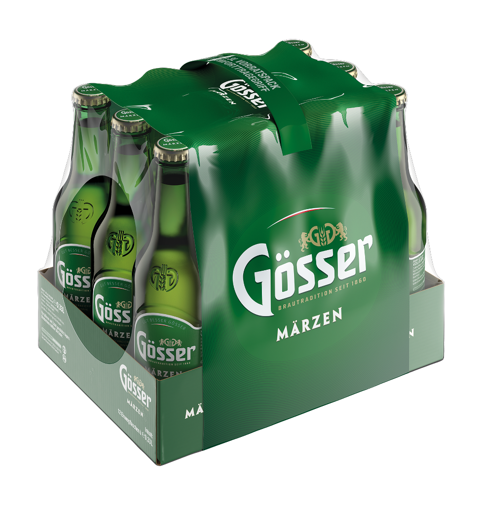 12 0.33l Fl Gösser Märzen +Tragegr EW 