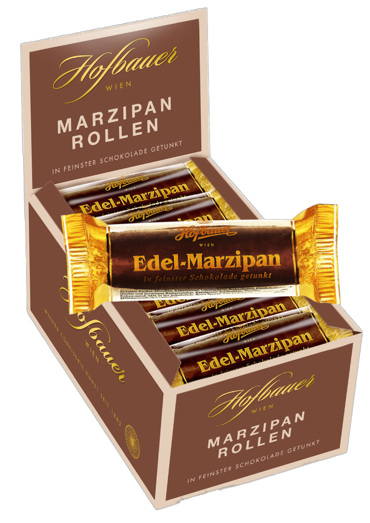 20 43g St Hofbauer Marzipanrollen getunkt 