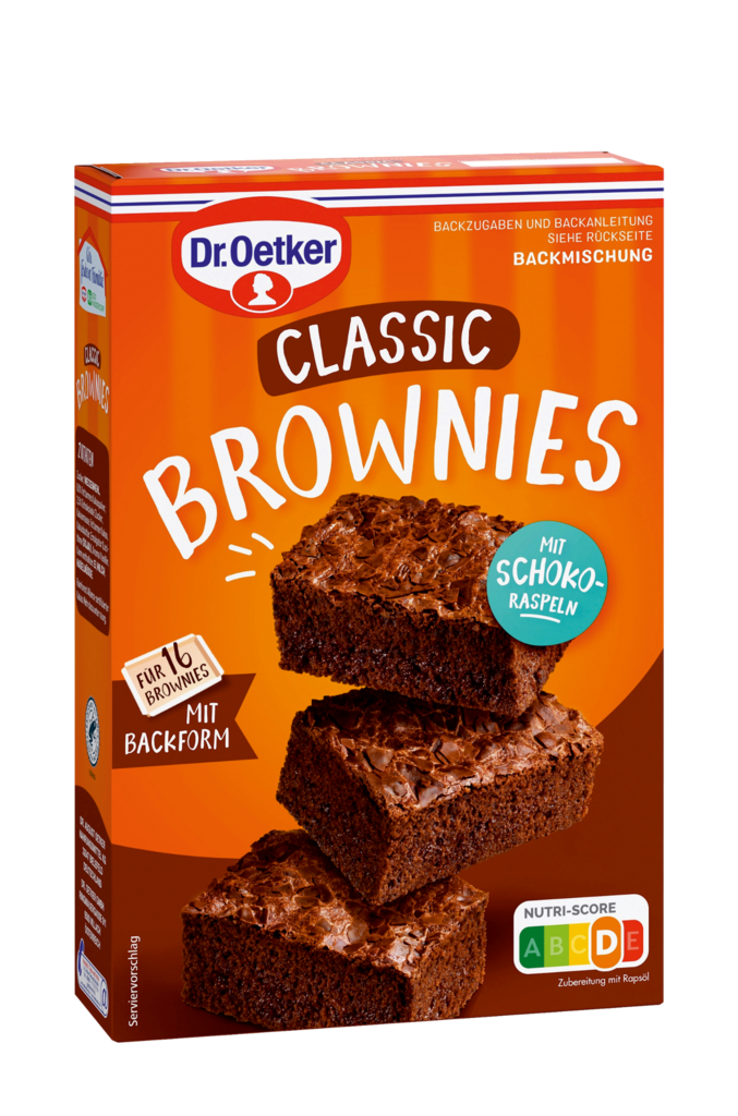 8 462g Pg Dr. Oetker Classic Brownies Backmischung 