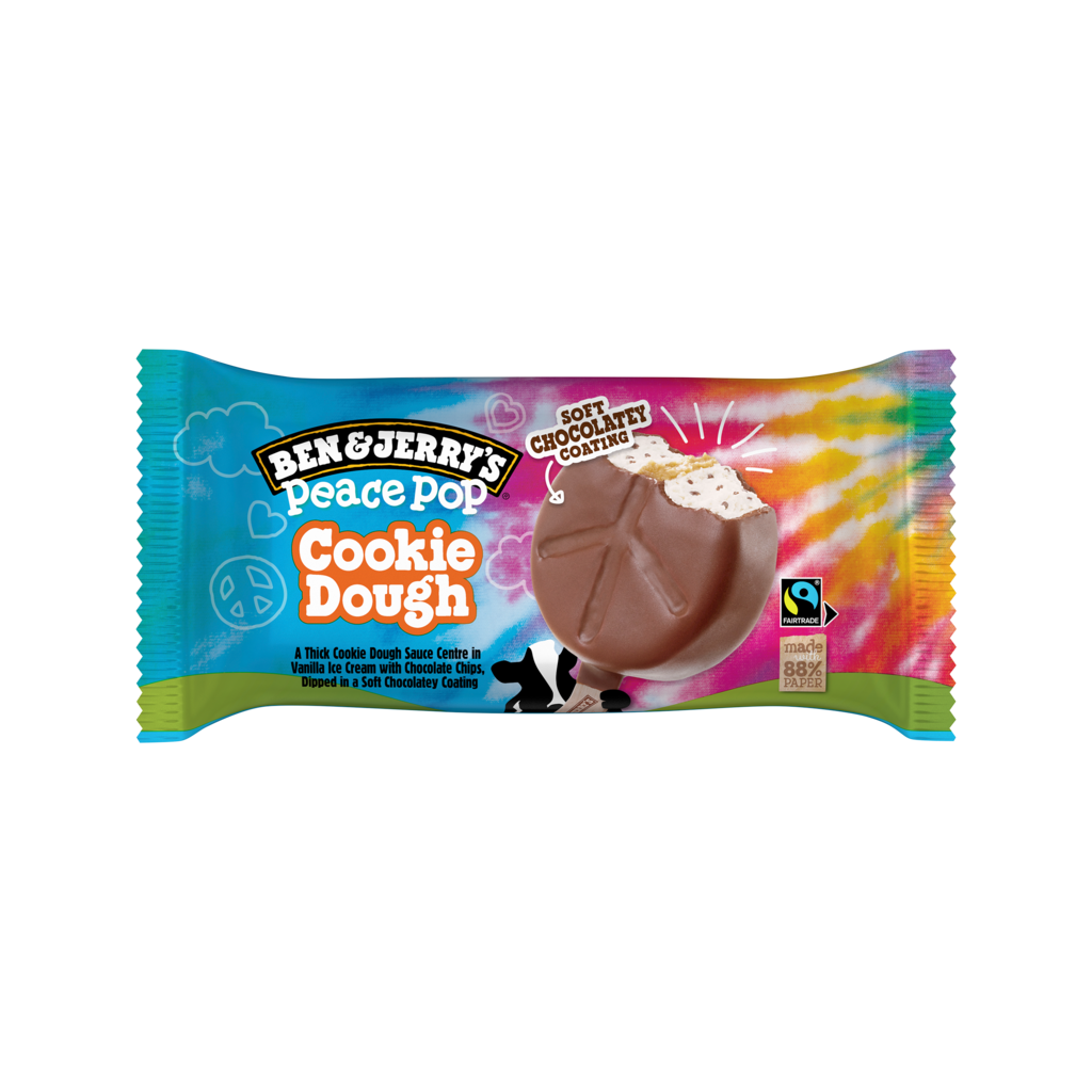 20 80ml  Pg TKK Ben&Jerrys Stieleis Peace Pop Cookie Dough 