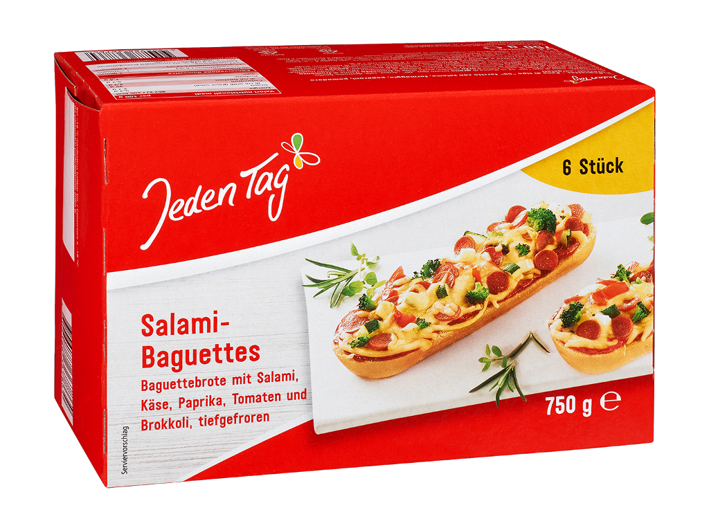 6 6erPg TKK Jeden Tag Baguette Salami 