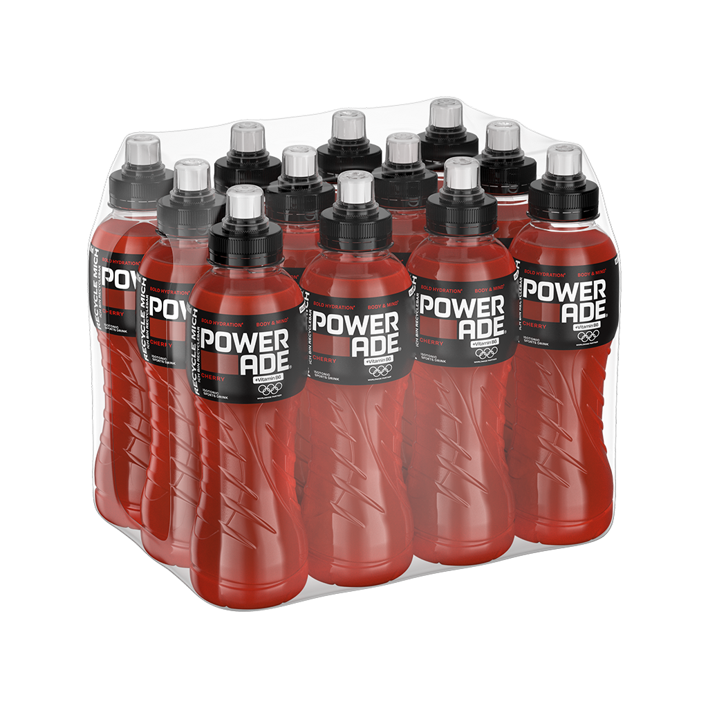 12 0.50l Fl Powerade Cherry PET EWP 