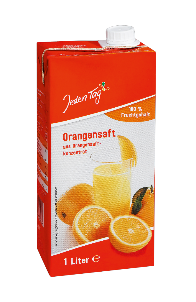 12 1.00lPg Jeden Tag Orangensaft 100% 