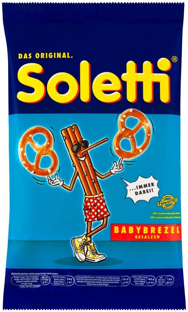 15 200gr Bt Soletti Baby Brezel Salz 