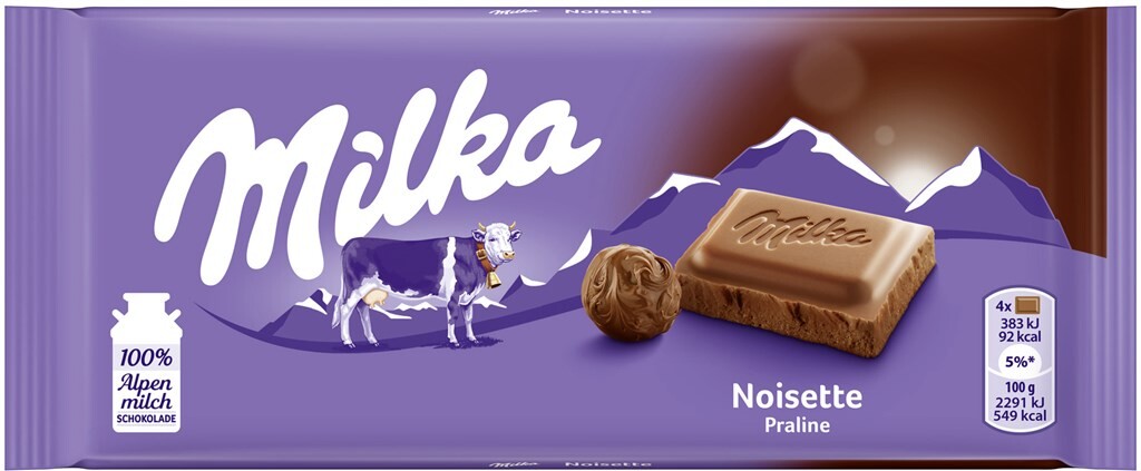 23 100gr Ta Milka Noisette 