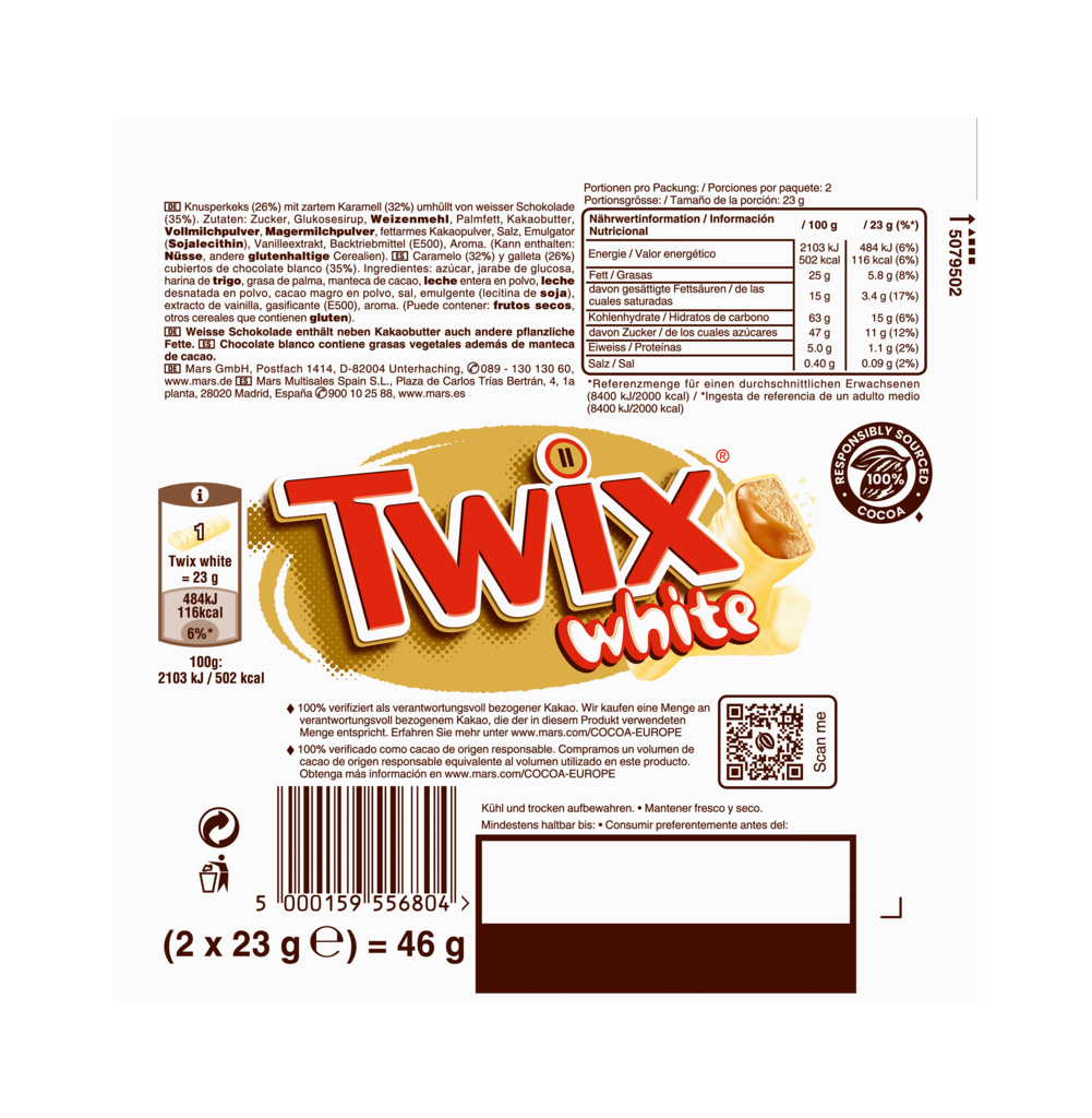 32 46grPg Twix White 