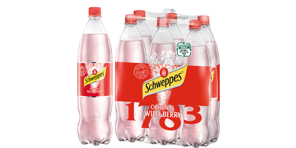 6 1.25l Fl Schweppes Wild Berry PET EWP 