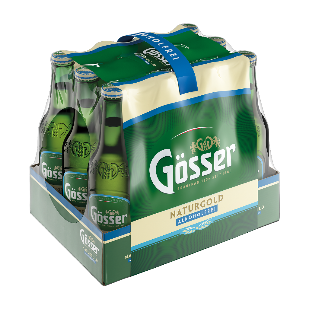12 0.33l Fl Gösser Naturgold Alkoholfreies Bier EW       