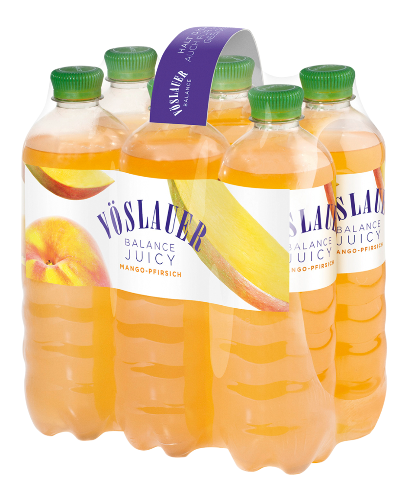 6 0.75l Fl Vöslauer Balance Juicy Mango Pfirsich PET EWP 