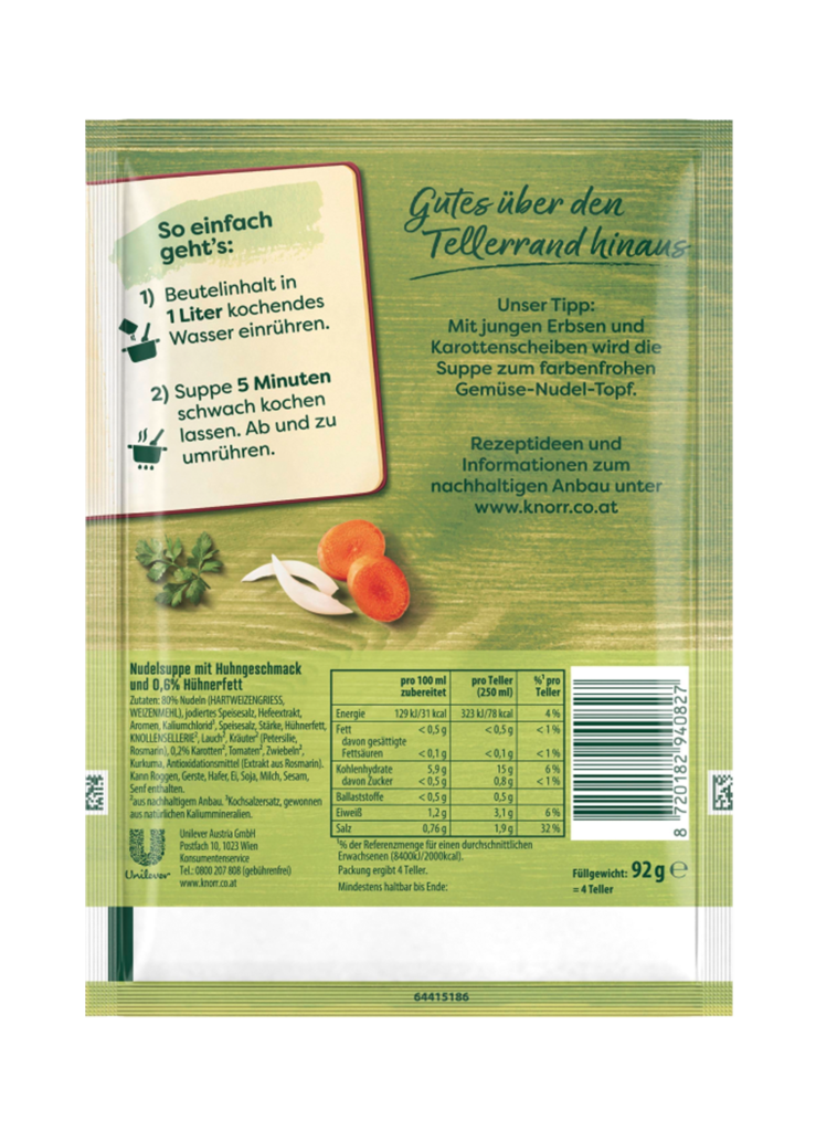 16 92g Pg Knorr Hühnersuppe  