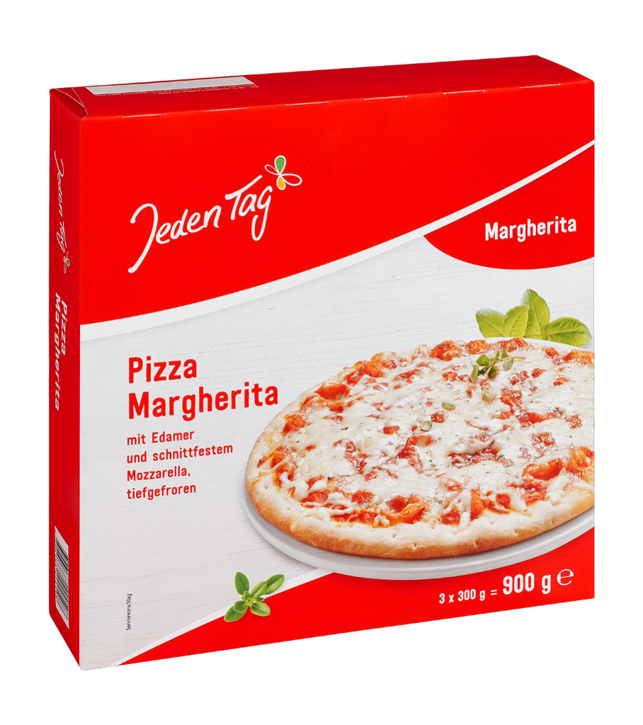 3 3erPg TKK Jeden Tag Steinofen Pizza Margherita 