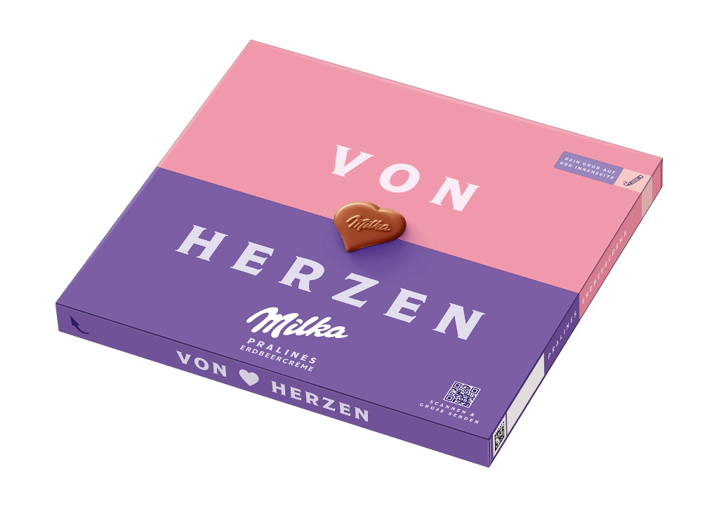 10 110g Pg Sags mit Milka Hab dich Lieb Erdbeere 