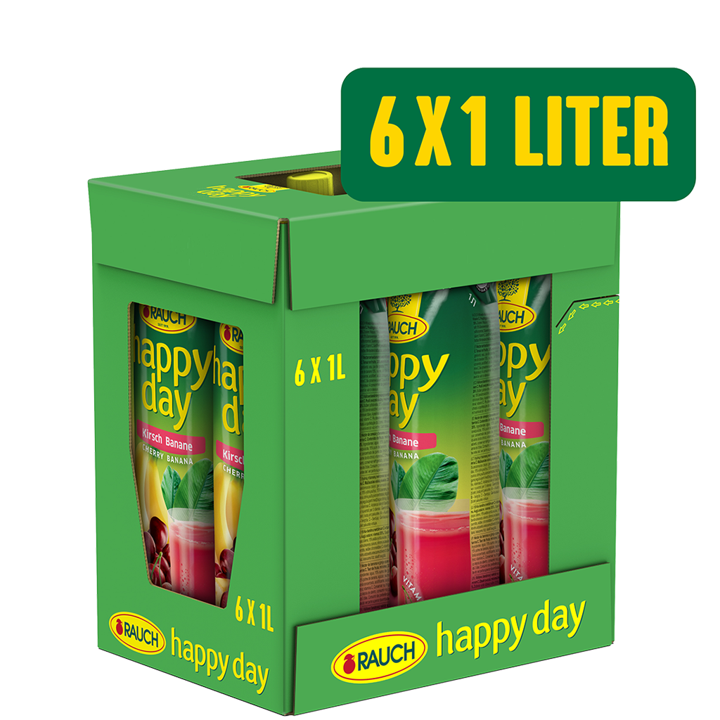6 1.00l Pg Rauch Happy Day Kirsch Banane 